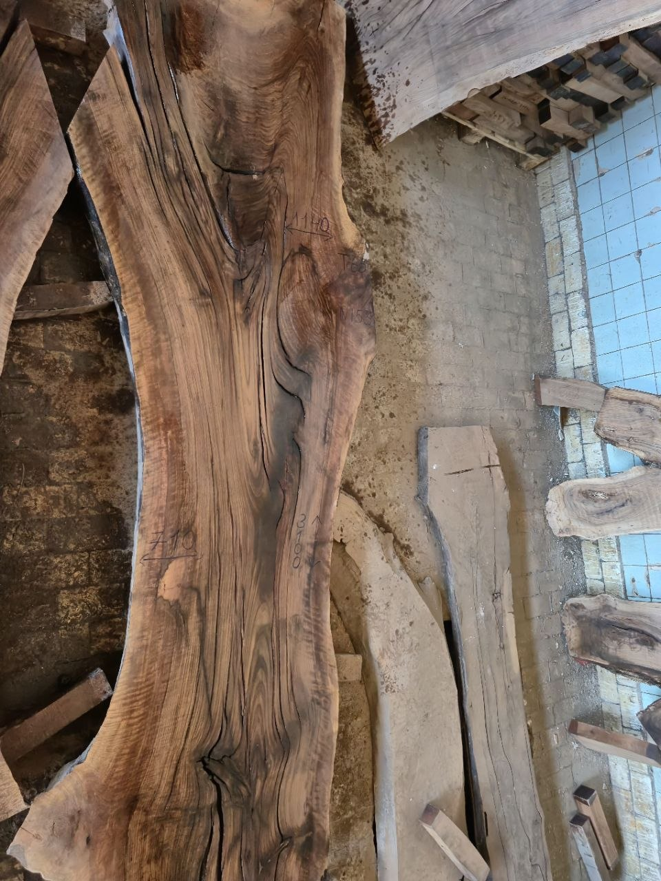 Architectural Monolith Walnut Slabs (Live Edge)