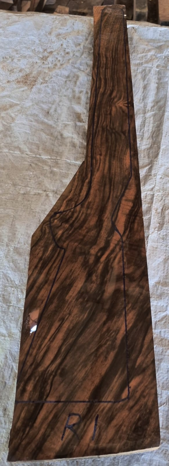 Exhibition Grade Safari Rifle Blanks (Classic Marble Cake)